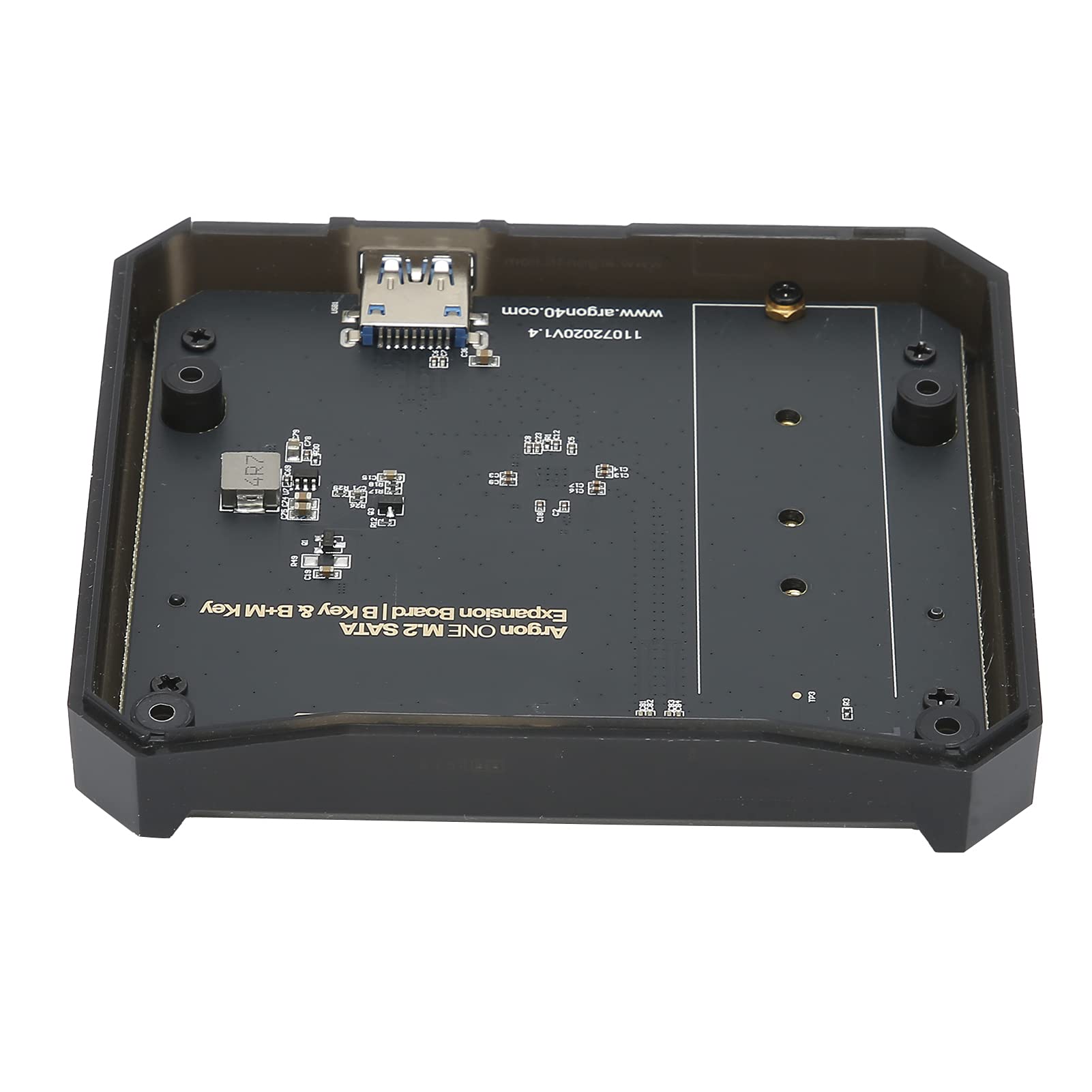 Karta rozszerzeń M.2 dla 4B Obudowa USB3.0 na dysk SSD SATA Szybkie rozwiązanie pamięci masowej Kompatybilne z dyskami M.2 2280 2260 2242 2230 Materiał ABS + PCB