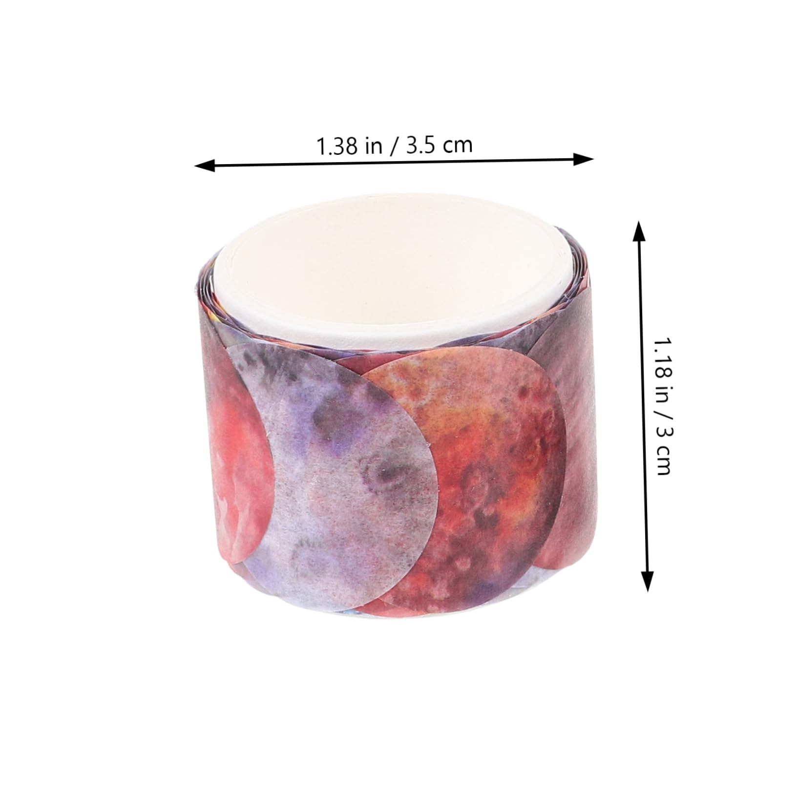 Angoily 5 Sätze Klebeband Set Bastelband Scrapbooking Vintage Washi Tape Bastelband Mehrzweck Washi Tape Selbstklebende DIY Klebebänder Klebeband Zum Verpacken Von 19 Rollen * 5