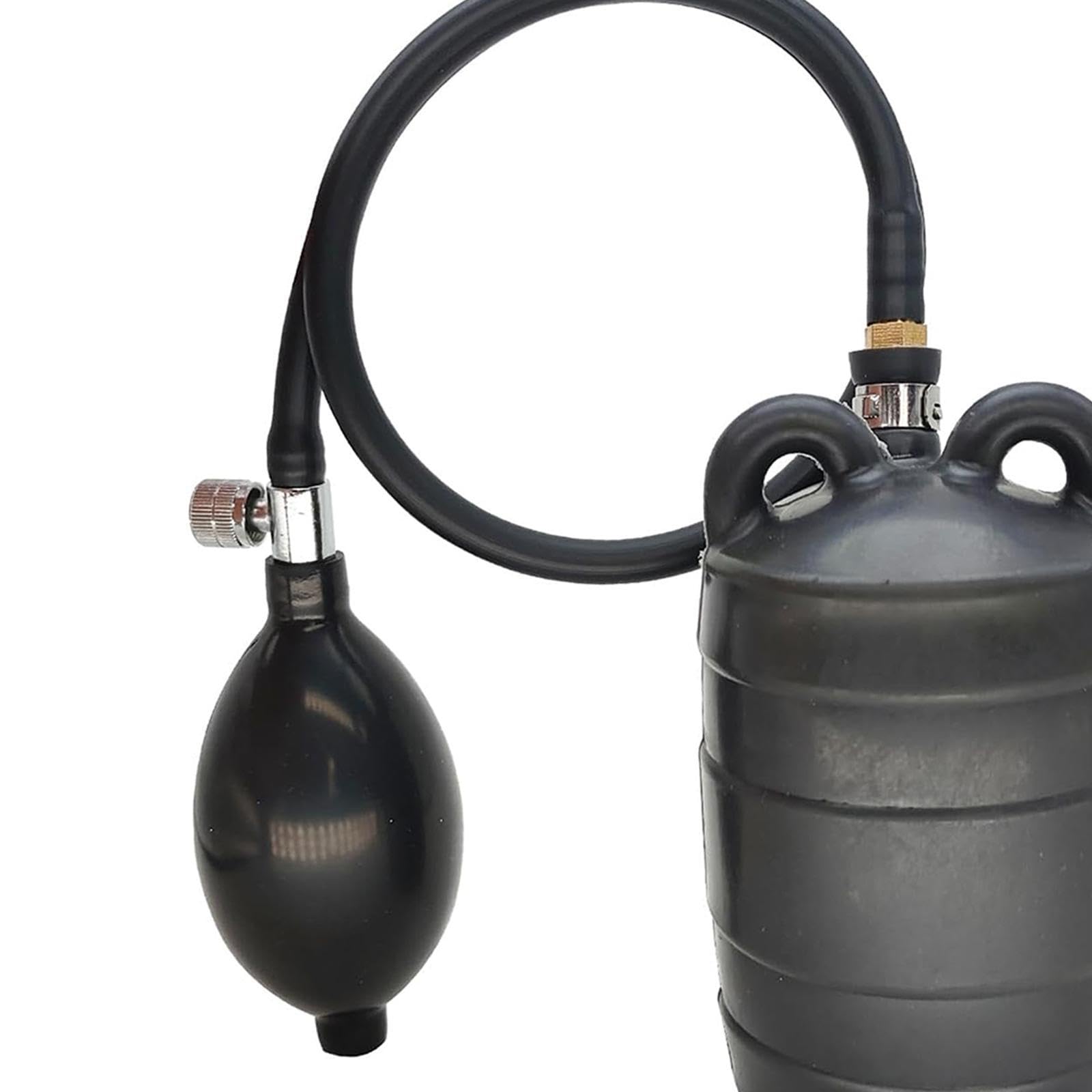 Inflatable Pipe Plug Gummistopfen Dichtkissen Rohrprüfstopfen Ballon mit Handpumpe Flexible Nutzung für Abflussrohre Baustellen Installateure Professi, Dn75