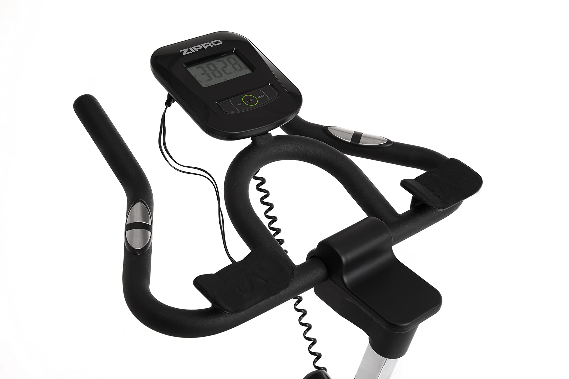 Zipro Cyclette Holo 2, Fitness Bike Ergometrico, Trainer Magnetico per Bicicletta, Ergometro fino a 130 kg, Bici da Interno, Cyclette per Allenamenti Domestici, Batteria Operata