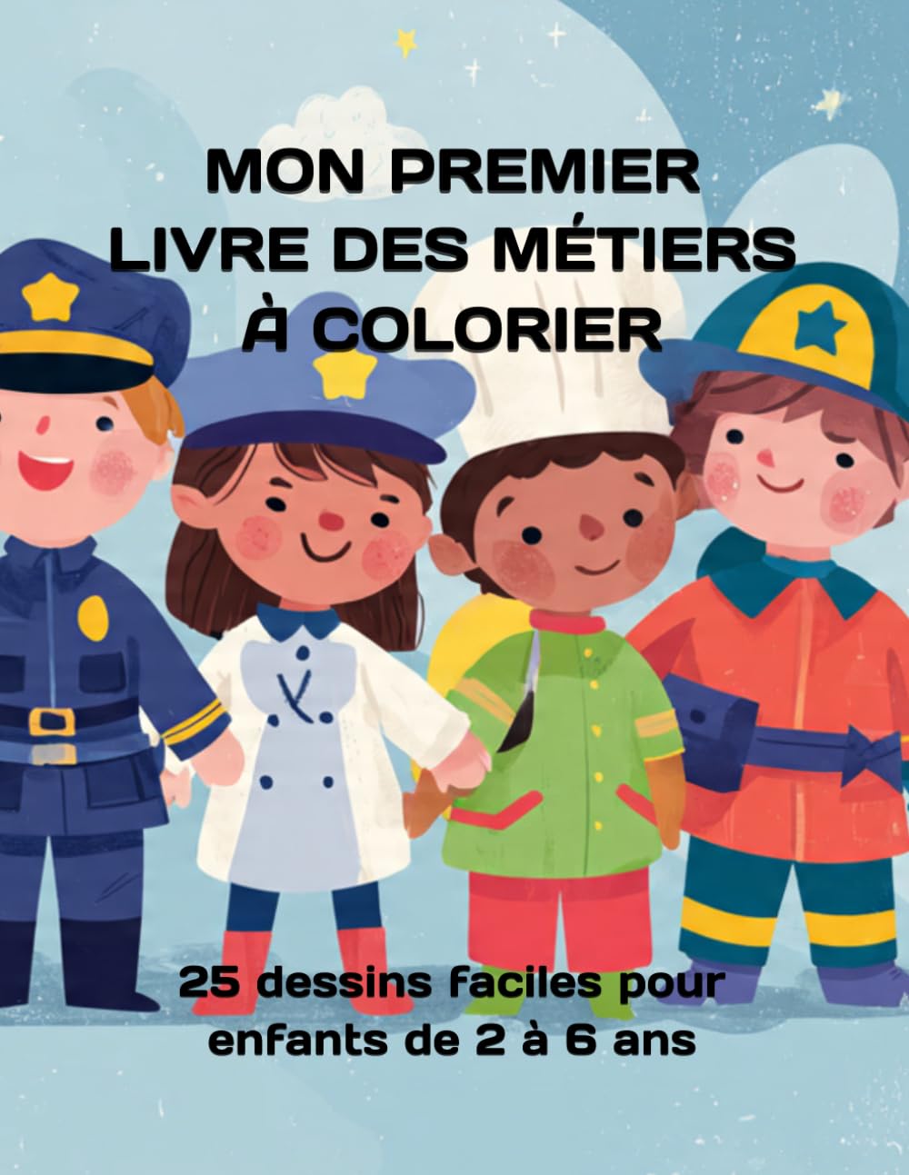 MON PREMIER LIVRE DES MÉTIERS À COLORIER