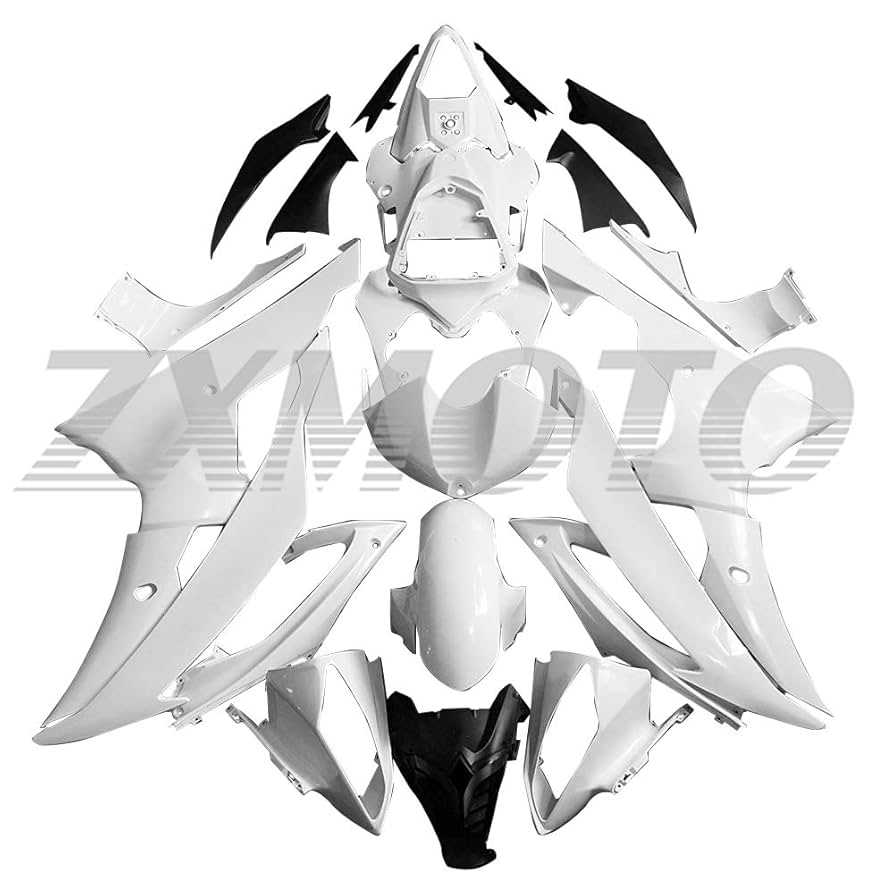 Amazon.com: ZXMOTO Unpainted Motorcycle Fairing Kit for 2008
