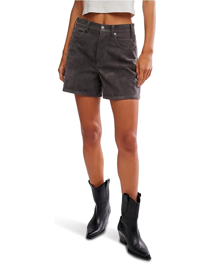 Free People Tippi Vegan Suede Shorts - Main View