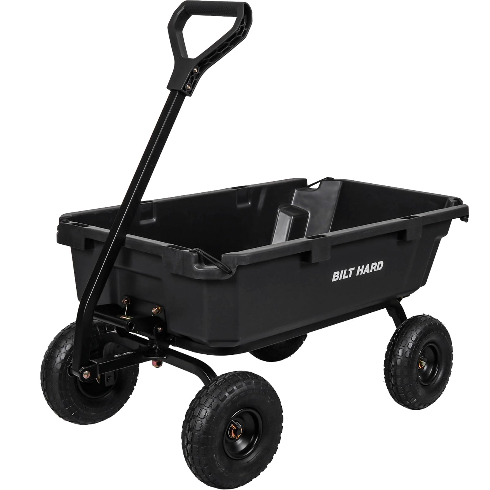 BILT HARD 900 lbs Poly Garden Dump Cart