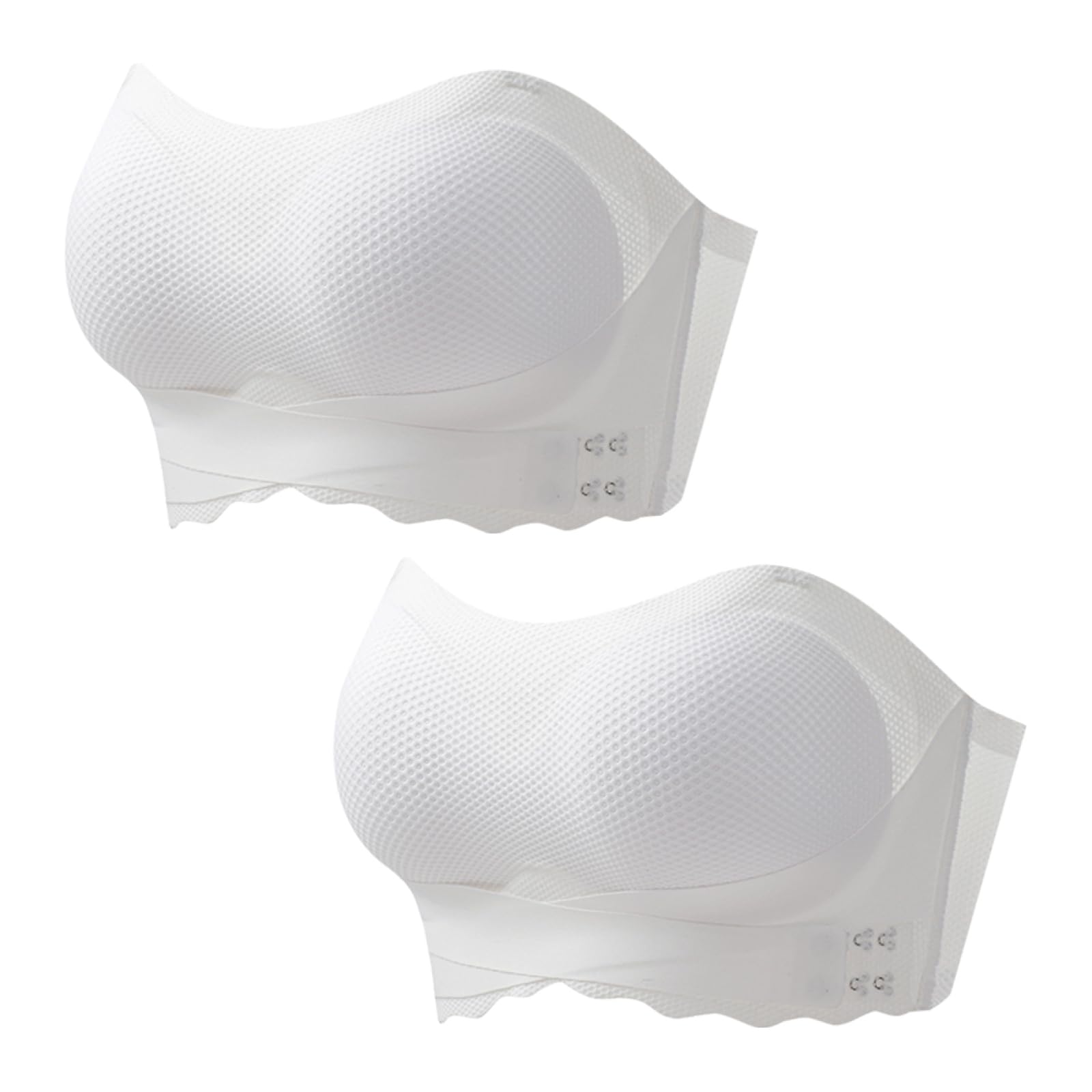 trägerloser BH Push up Damen Trägerloser BH, Ohne Bügel Bandeau BH Push Up Rutschfester Unsichtbarer BH mit Abnehmbare Träger Tshirt BH