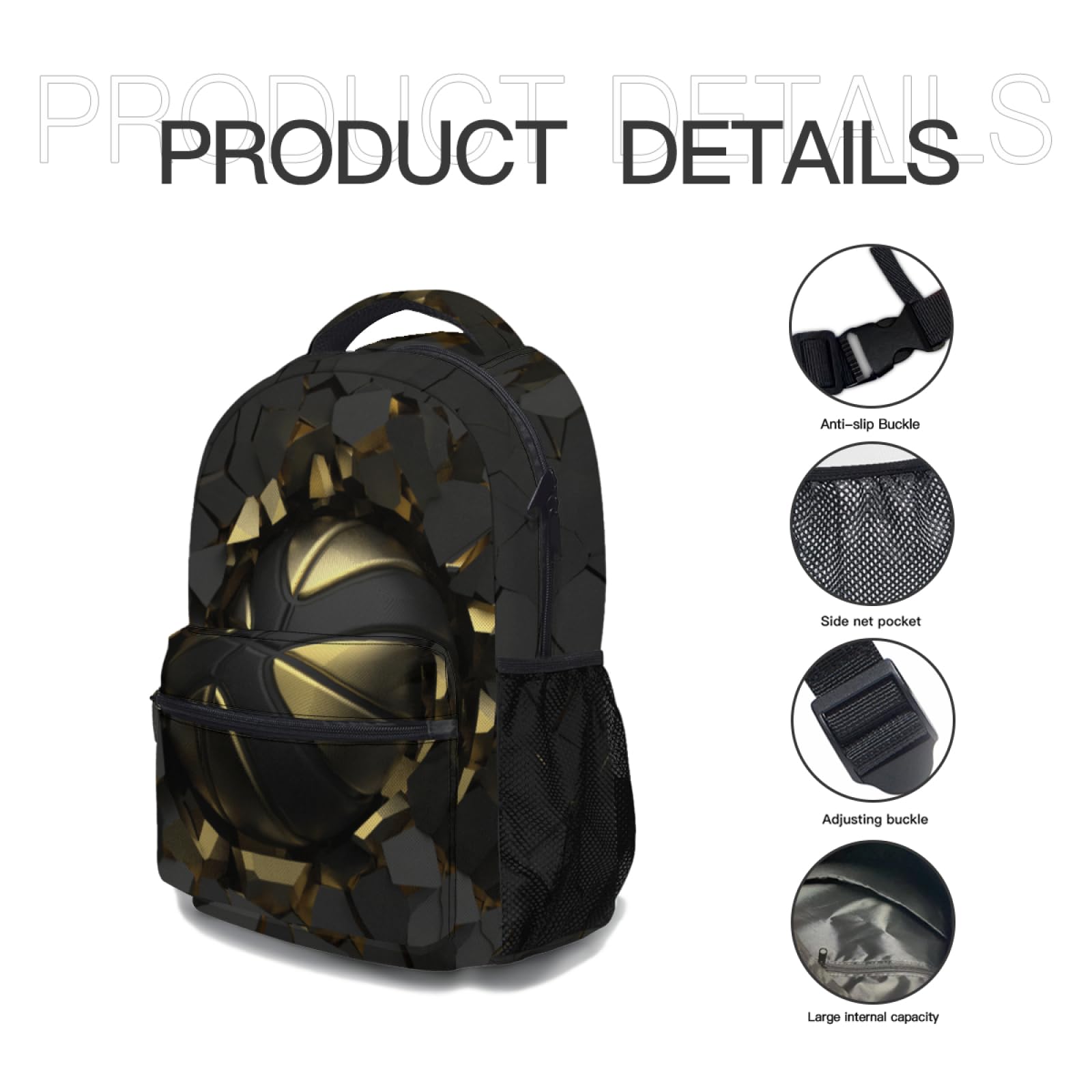 Giwawa Mochila escolar ligera con correa de hombro ajustable para niños, mujeres, hombres, laptop, viajes