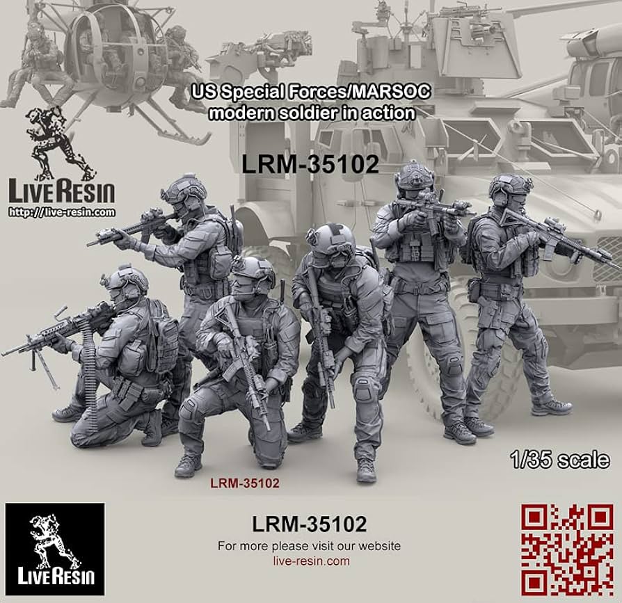 Amazon | ライブレジン LRM35102 1/35 アメリカ海兵隊特殊作戦