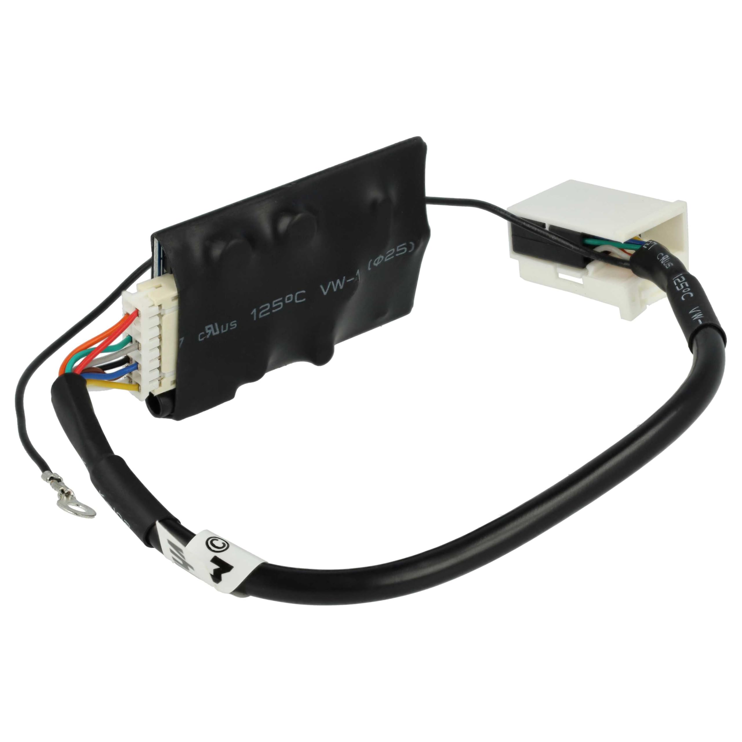 vhbw Adaptador Bluetooth Compatible con Audi A3 2008-2010 Navi RNS-E (sin MMI), Navigation Plus 3 Radio Coche - Incl. micrófono, Cable Jack + Clip