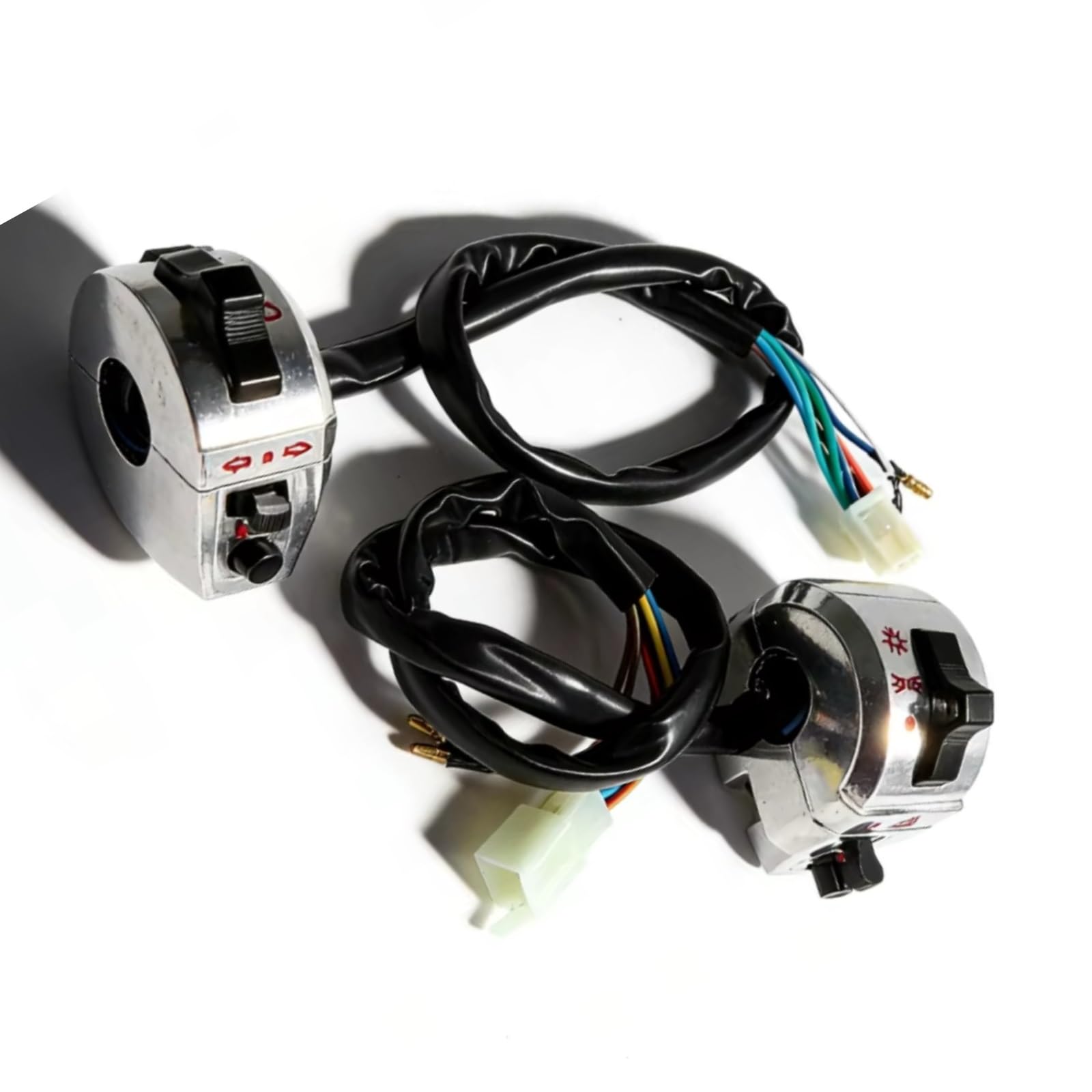 Interruptor De Control De Manillar De Motocicleta De 22mm 7/8 "para Accesorios De Interruptor De Control De Luz Indicadora De Faro Universal