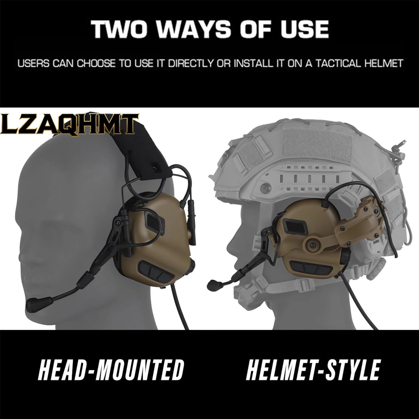 Set Casco FAST Airsoft - Modello GPNVG-18 Con Visore Notturno A Quattro Occhi Con Cuffie Militari, Torcia Tattica, Occhiali Protettivi E Maschera Divisa for Caccia, Paintball, Wargame