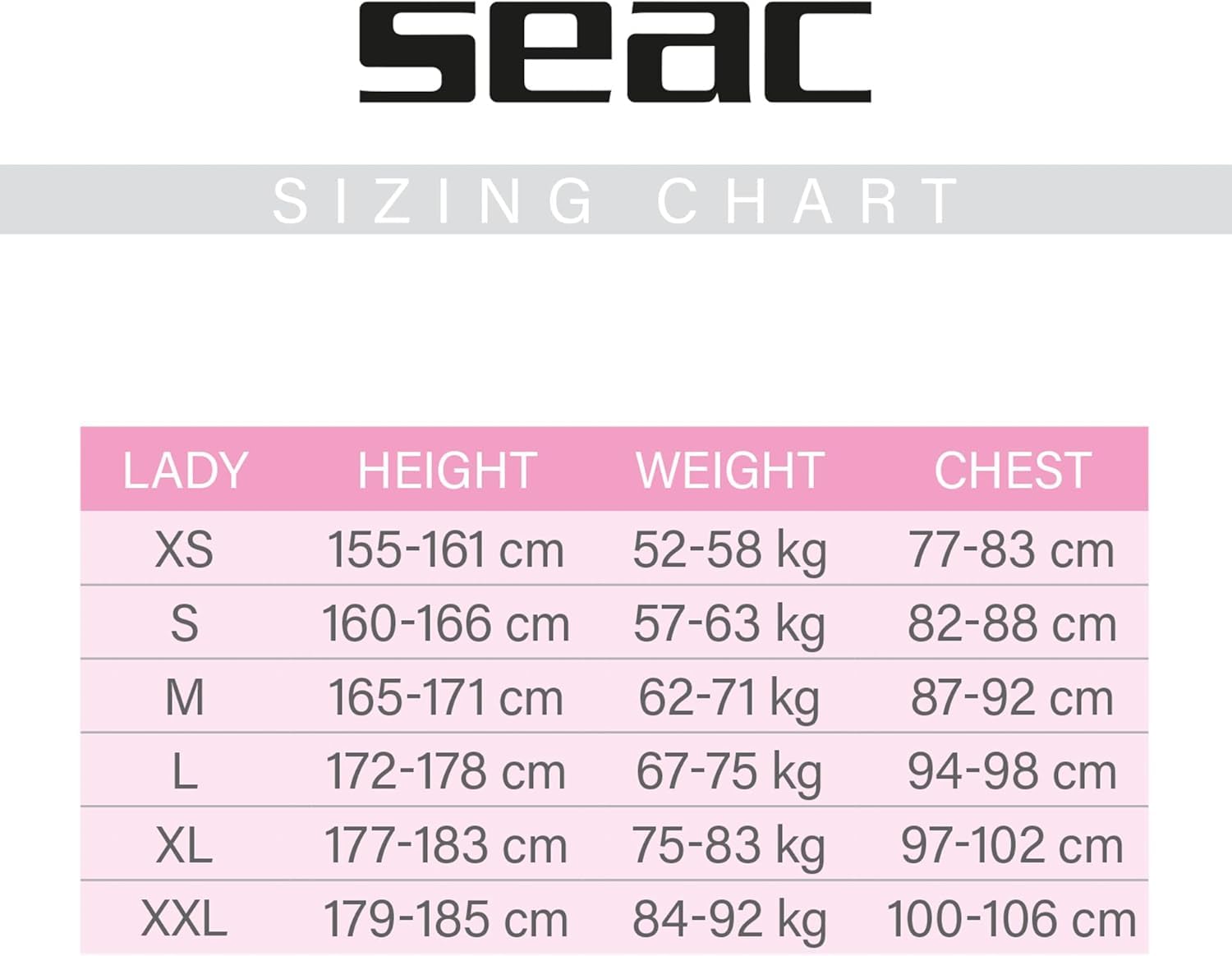 Seac Ciao Lady, Combinaison Shorty Neoprene Femme 2.5 mm pour Plongée, Natation, Activités Aquatiques