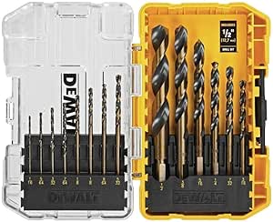 DEWALT Drill Bit Set, Black and Gold, 14-Piece (DWA1184)