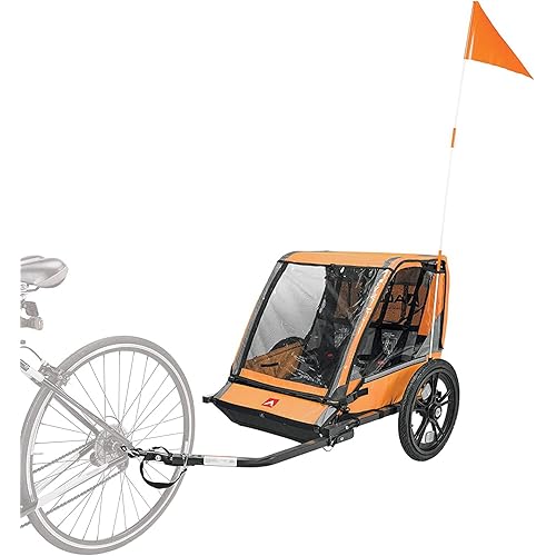 Allen Sports Hi-Viz 2-Child Bicycle Trailer, Model ET2