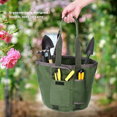 Miniatura 3 de Organizador de herramientas de cubo, impermeable, bolsa de herramientas para jefe, soporte de jardinería