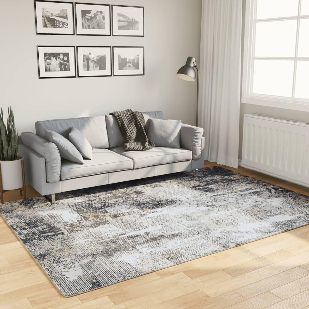 Teppich Waschbar Mehrfarbig 160x230 cm rutschfest, Carpet, Area Rug, Teppiche Wohnzimmer, Büroteppich, Teppischwhonzimmer, Schlafzimmer - 136594