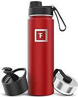Vista 24 de IRON °FLASK Frasco de hidratación para acampar y senderismo con boquilla, botella de agua deportiva de acero inoxidable con aislamiento de boca