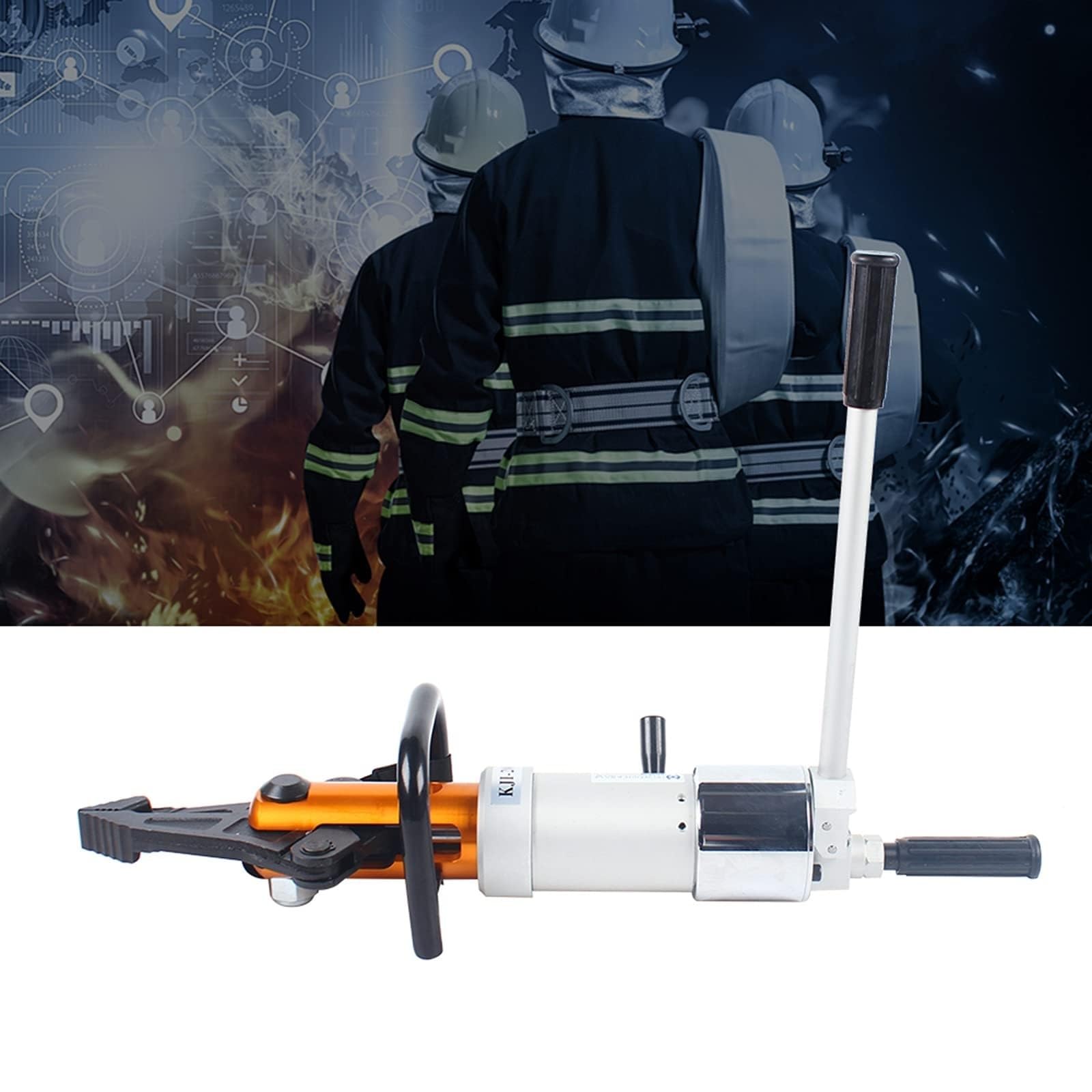 Outil d'épandage hydraulique, outil rotatif à 360 ° multifonction pour l'extrication de véhicules, les travaux de construction et les scénarios de sauvetage d'urgence, robuste et fiable