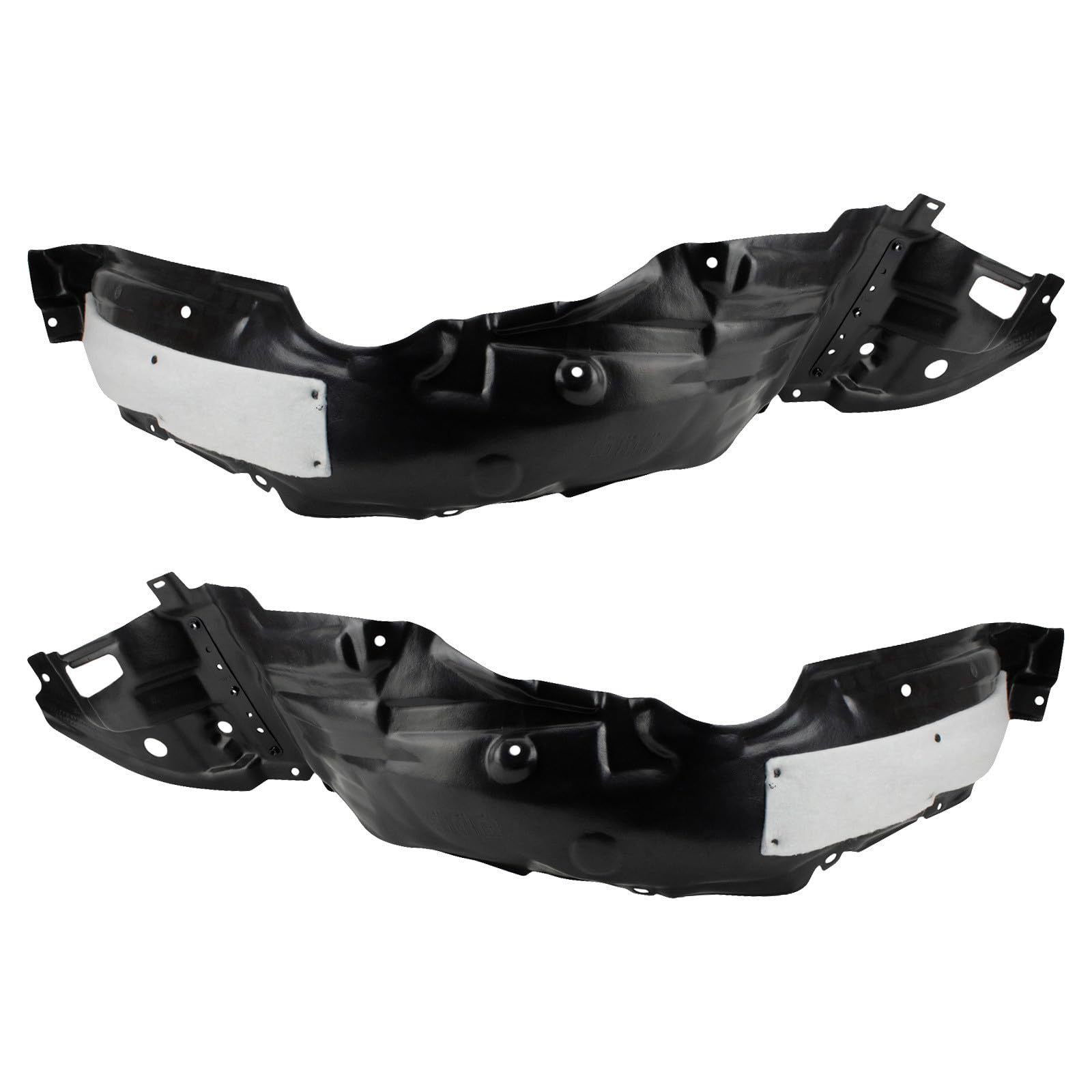 TRQ Front Inner Fender Liner Set Compatible with 2014-2016 Toyota Corolla TO1248184 TO1249178