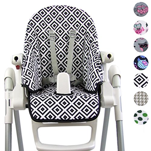 BAMBINIWELT Funda de repuesto, cojín de asiento, funda para Peg Perego Zero3...