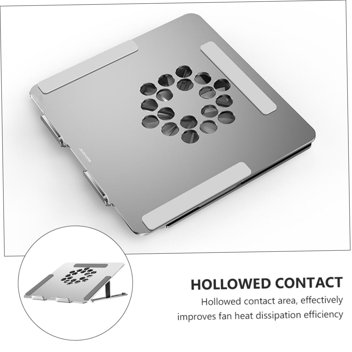 Operitacx Refroidisseur pour Ordinateur Portable glacière Ajustable Refroidisseur d'air pour Ordinateur Portable Refroidisseur de Ventilateur d'ordinateur Portable Silver