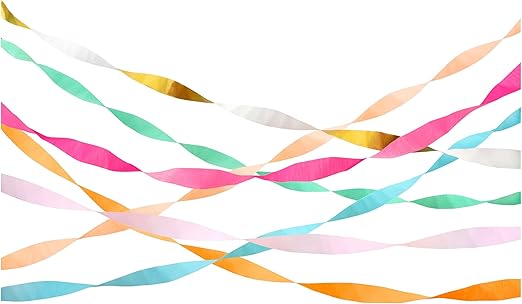 Meri Meri Bright Crepe Paper Streamers