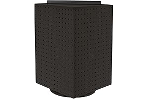 Azar Displays 701414-BLK: The Ultimate Peg Storage Carousel