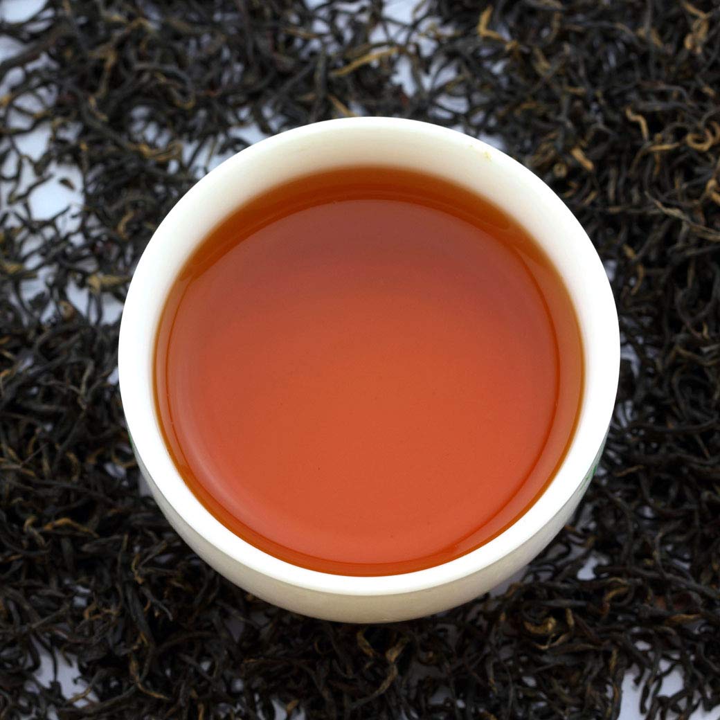 GOARTEA Thé Noir Jinjunmei 250g 8.8oz Nonpareil Supreme Fujian - Eyebrow Chinese Black Tea Loose Leaf - Black Buds