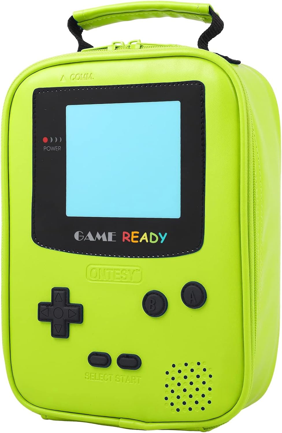 ONTESY Game Lunch Box Leather Reusable Lunch Bag Waterproof Thermal Insulated Mini Cooler for Boys Girls Kids Toddlers Teens for Picnic School Daycare (Green) ONTESY Game Lunch Box Leather Reusable Lunch Bag Waterproof Thermal Insulated Mini Cooler for Boys Girls Kids Toddlers Teens for Picnic School Daycare (Green)