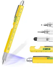 Conjunto de canetas multiferramentas 9 em 1 para homens, pai, marido