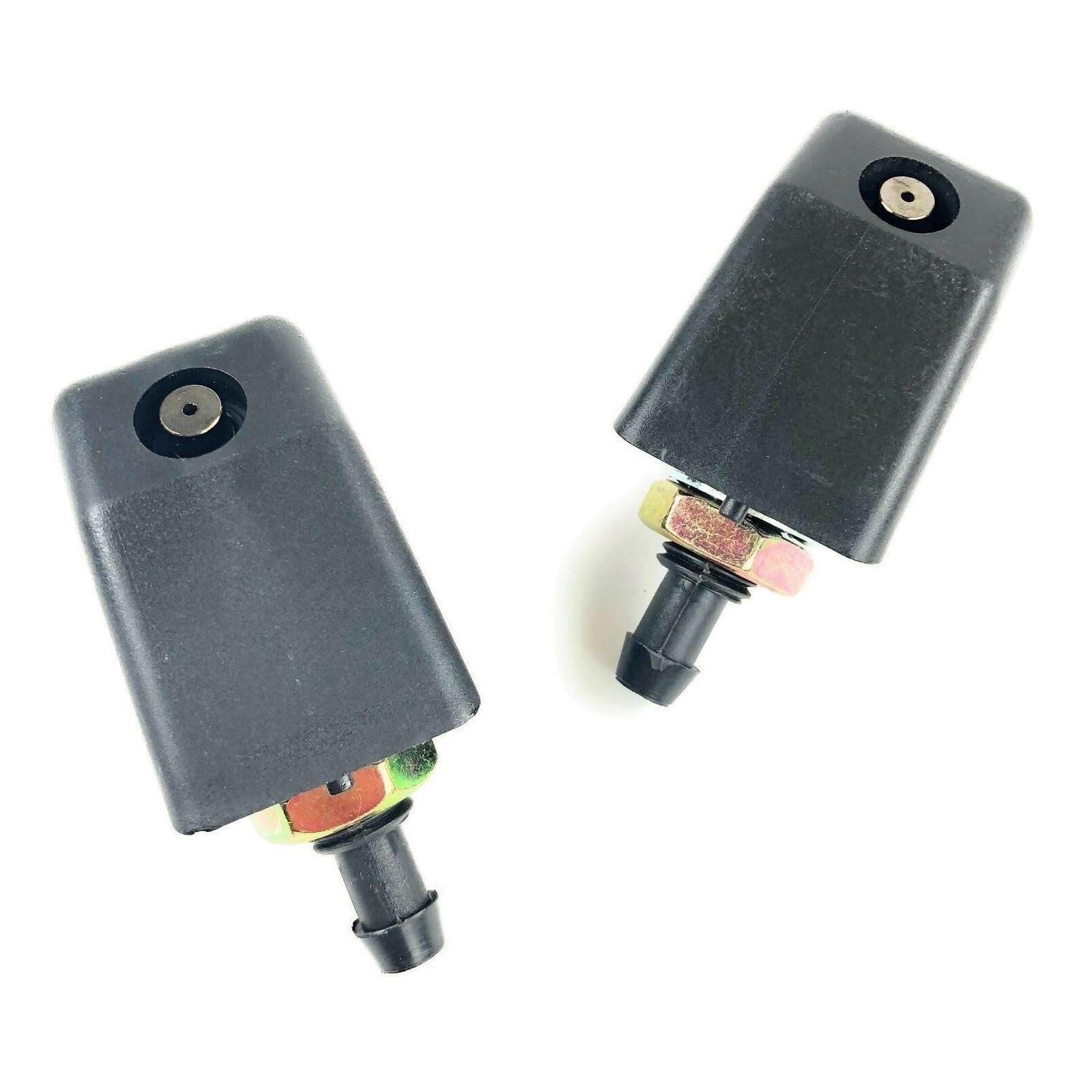 WOESDYCV Head Light Lamp Washer Sprayer Set by Front Plastic for Land Rover for Rover Base & Hunter & County & County LWB PRC4615 PRC4615-AM