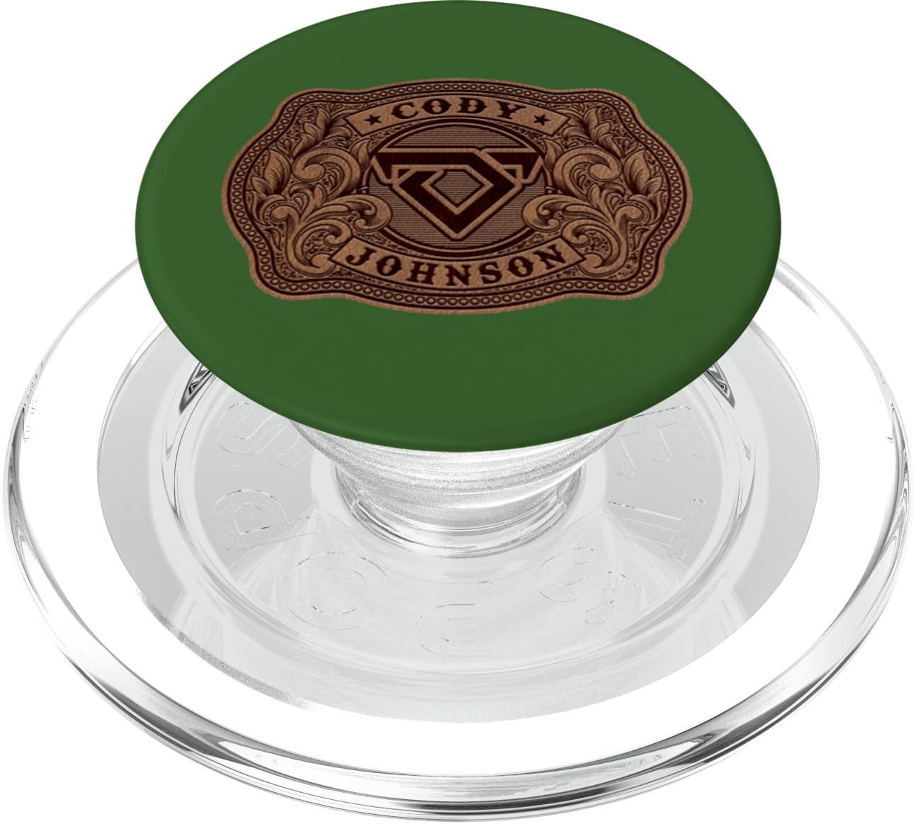 PopSockets PopGrip para MagSafe con agarre de cuero Cody Johnson anticaídas 6