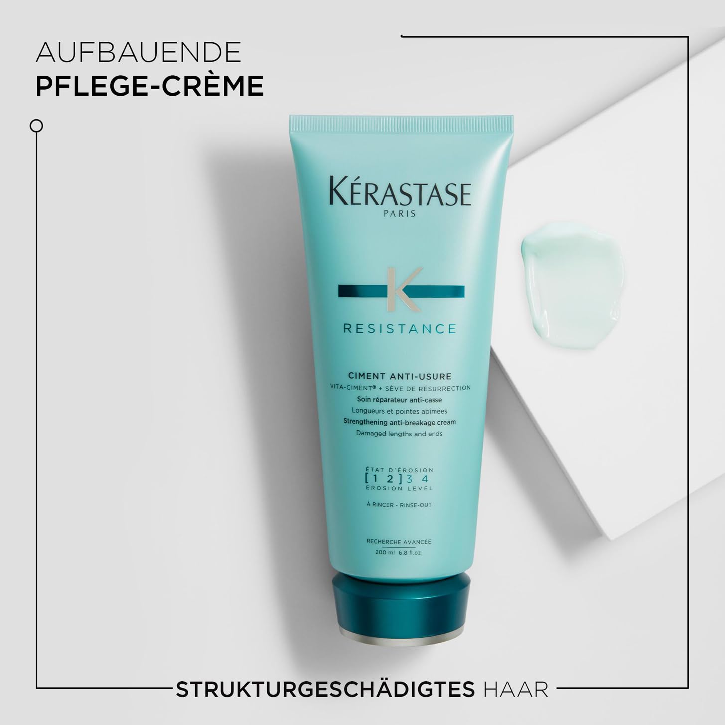 Kérastase, Résistance, Pflegeroutine mit Shampoo und Haarspülung, Für geschädigtes und strapaziertes Haar, Aufbauend und stärkend