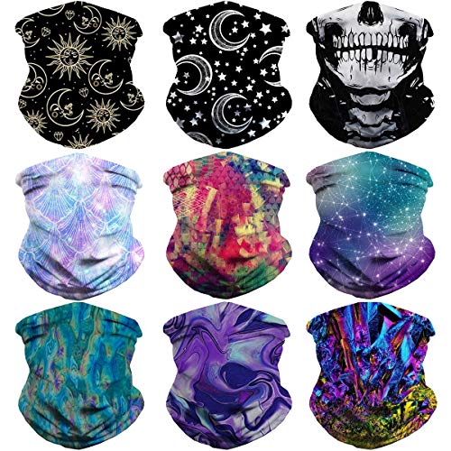 HCMY Multifunctional Magic Scarf Outdoor Headwear Bandana Sports Tube UV Face Mask