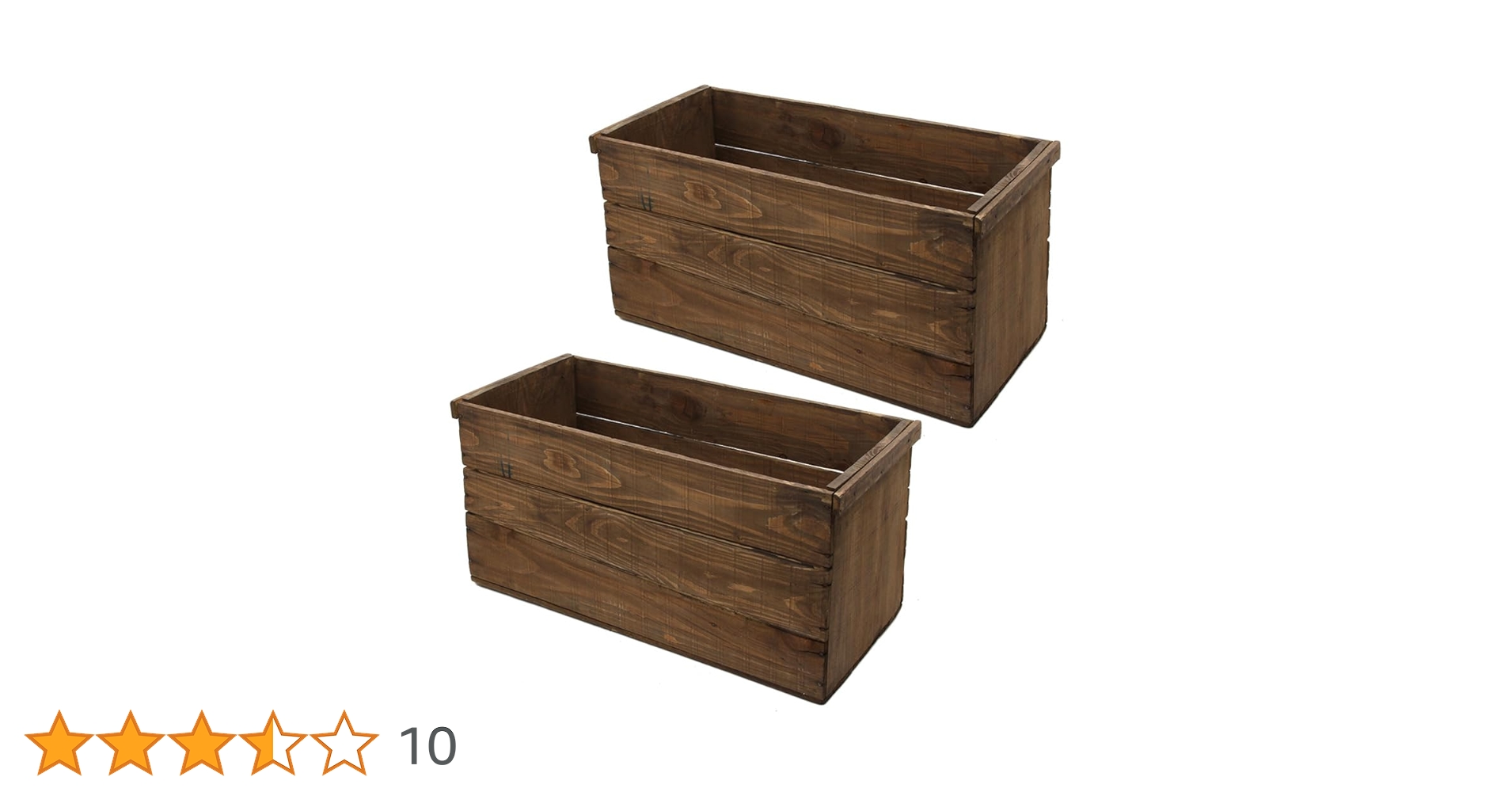 Amazon｜青森県産りんご箱（中古） アンティーク仕立て 2箱