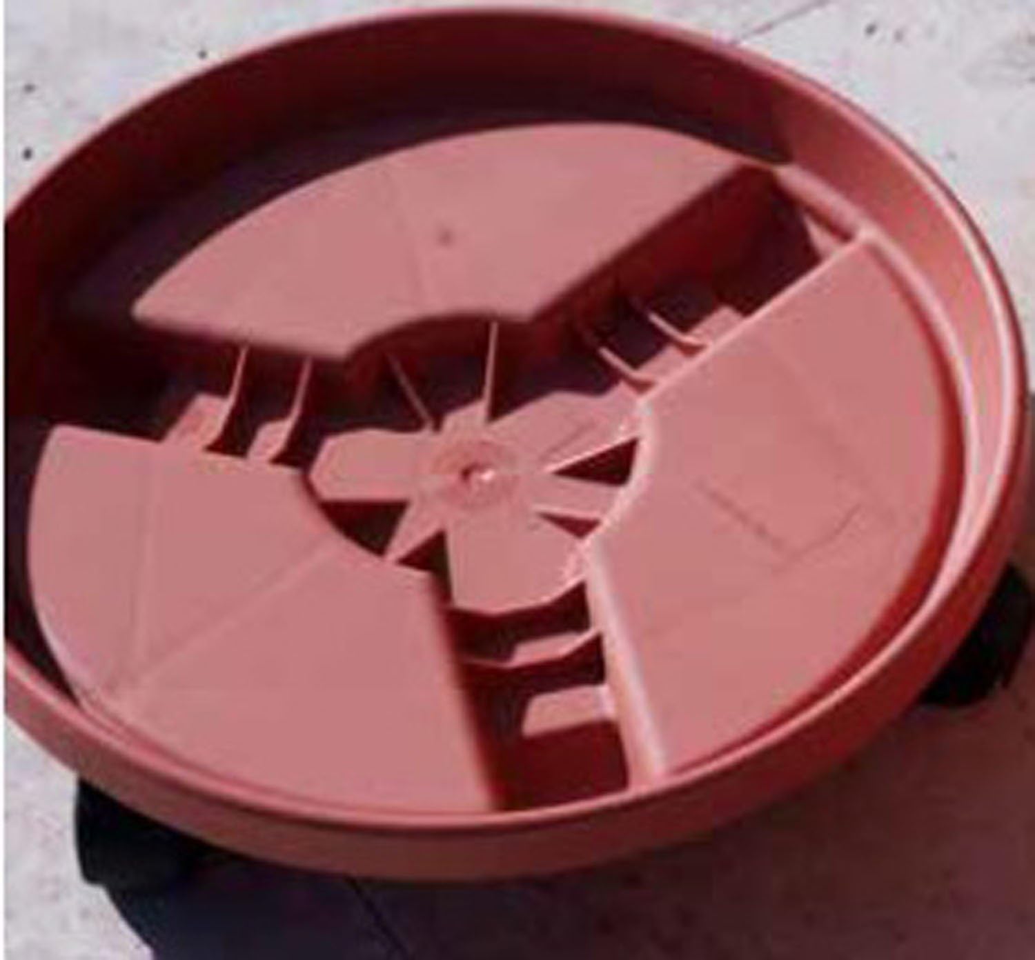 Bloem Round Plant Caddie Saucer - 14" - Terra Cotta