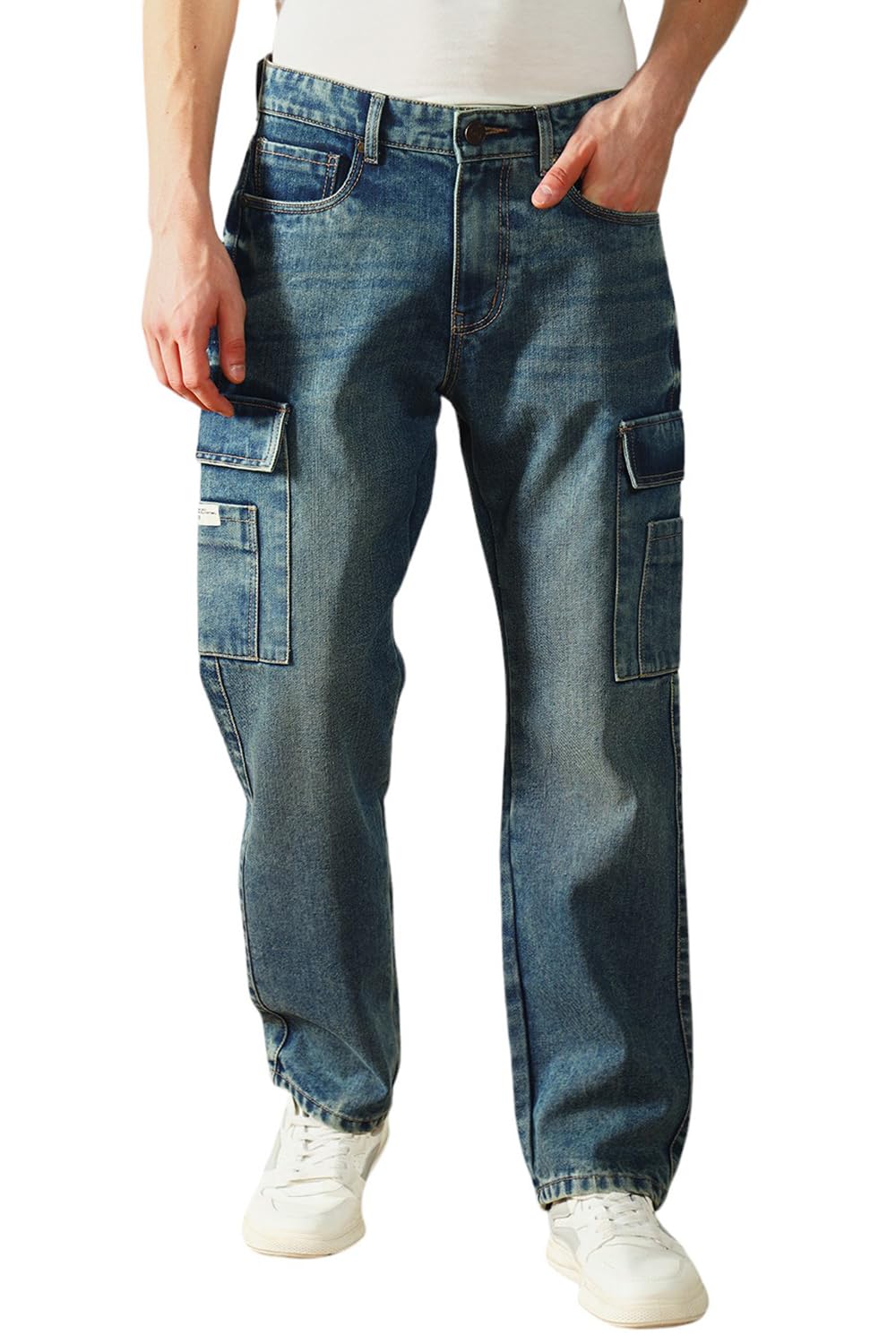 Dennis LingoMen's | Denim Mid Rise | Relaxed fit | Jeans (DLMJNS24028)