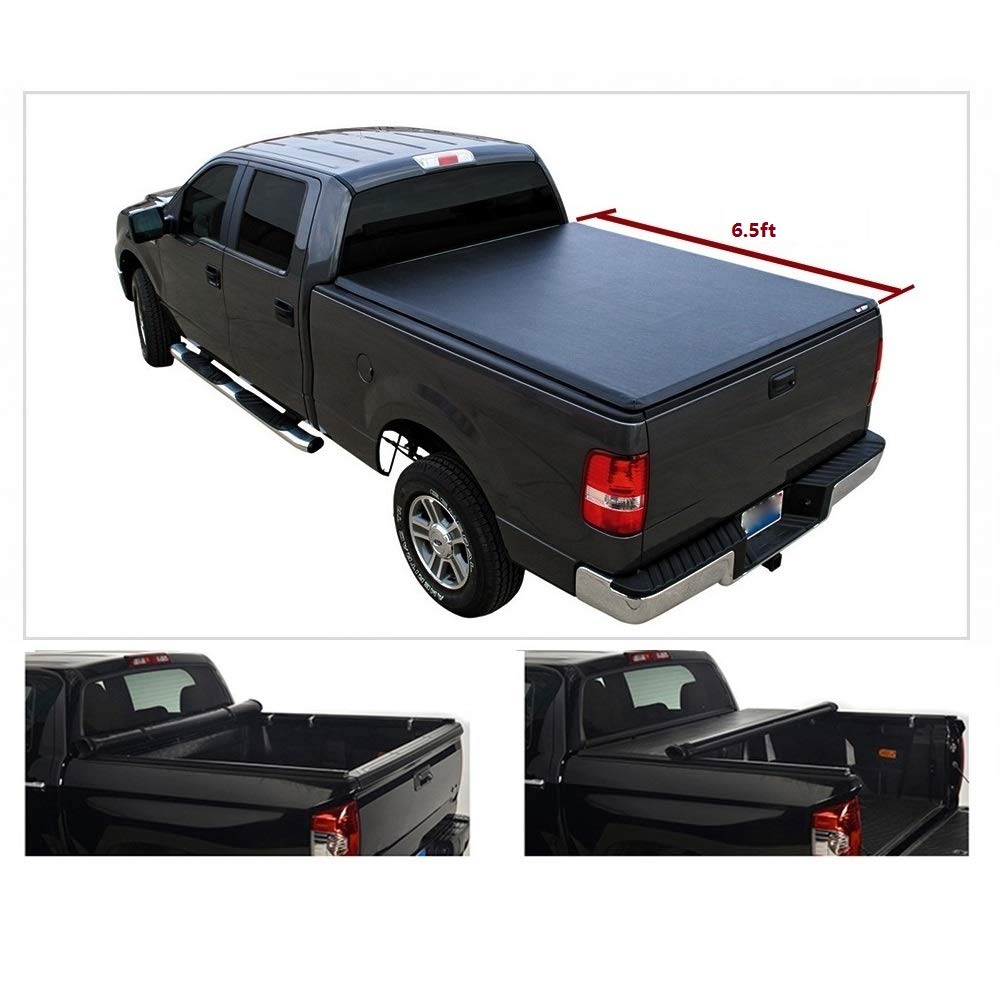 Amazon Com Vekwena 6 5 Feet 78 Soft Lock Roll Up Top Mount Tonneau Cover For 88 00 C10 C K 1500 2500 3500 Pickup Fleetside Truck Bed Not Fit Stepside Bed Or Other Model Automotive