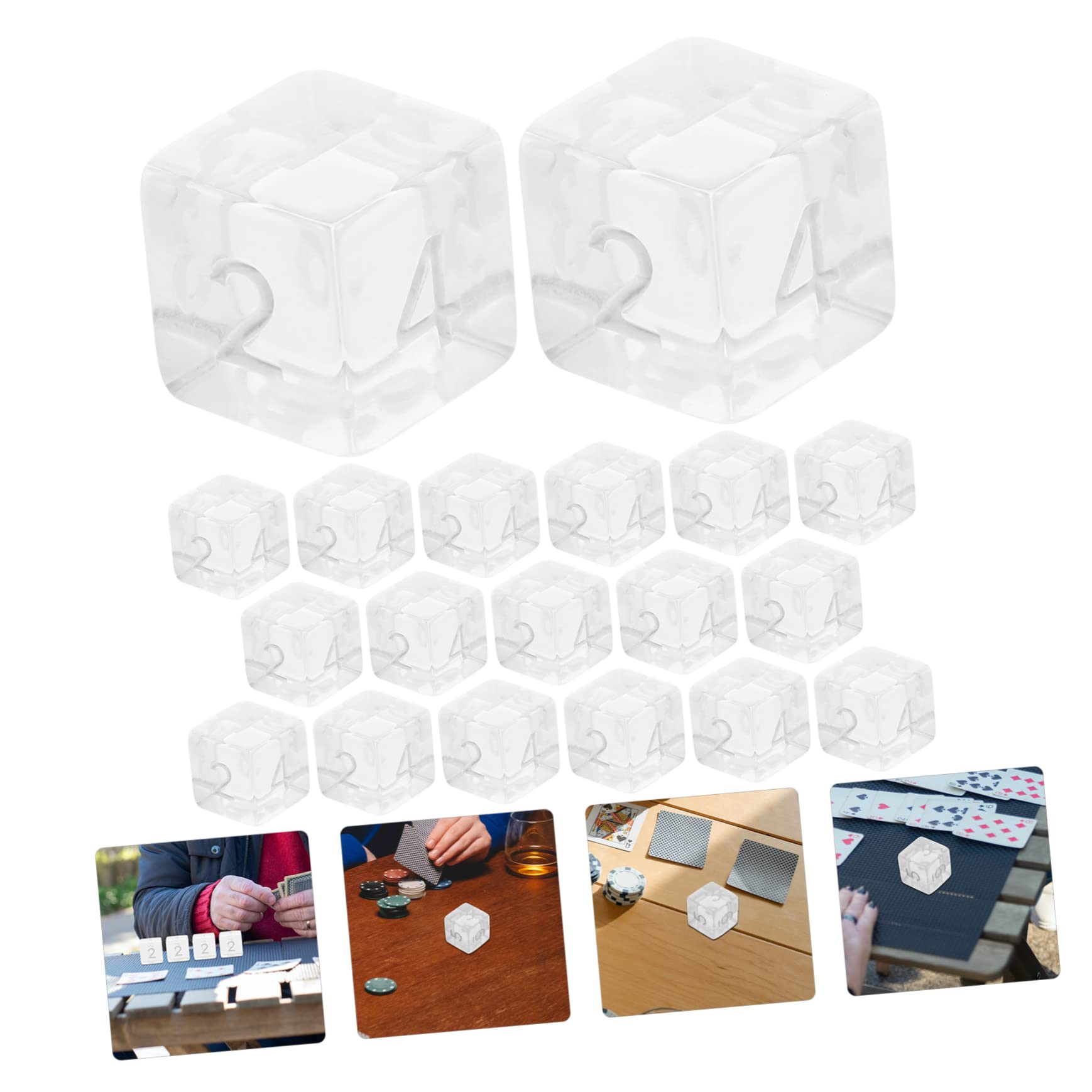 BESTonZON 60pezzi Trasparenti Per Accessori Per Strumento Apprendimento e Resistente