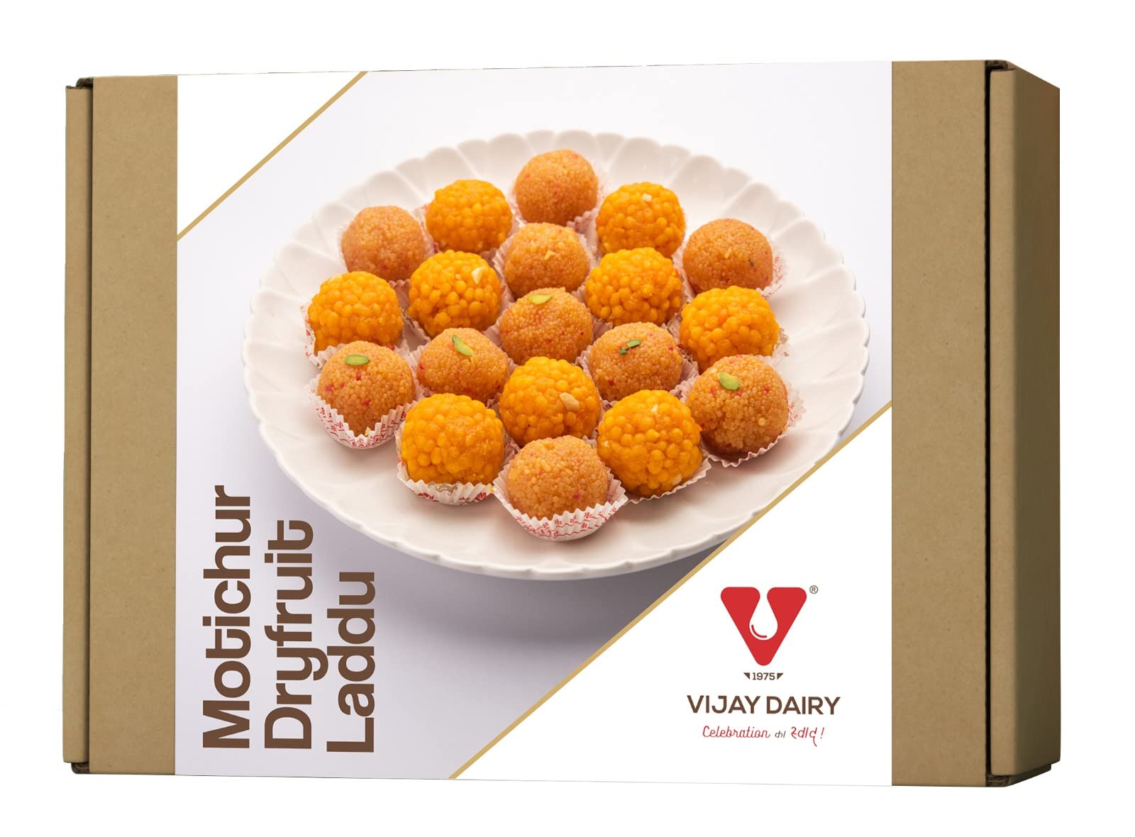 VIJAY DAIRY | Motichur Dryfruit Laddu Sweets (500 GM) (B0C37MRBWR) Amazon Price History, Amazon Price Tracker