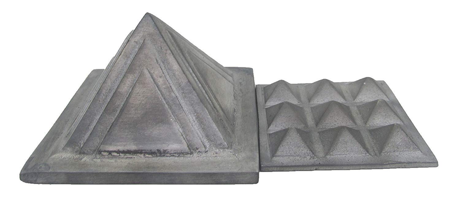 WAVS Lead Pyramid for South-West Vastu Defect Remedies Correction Product (Set of 3 pcs)