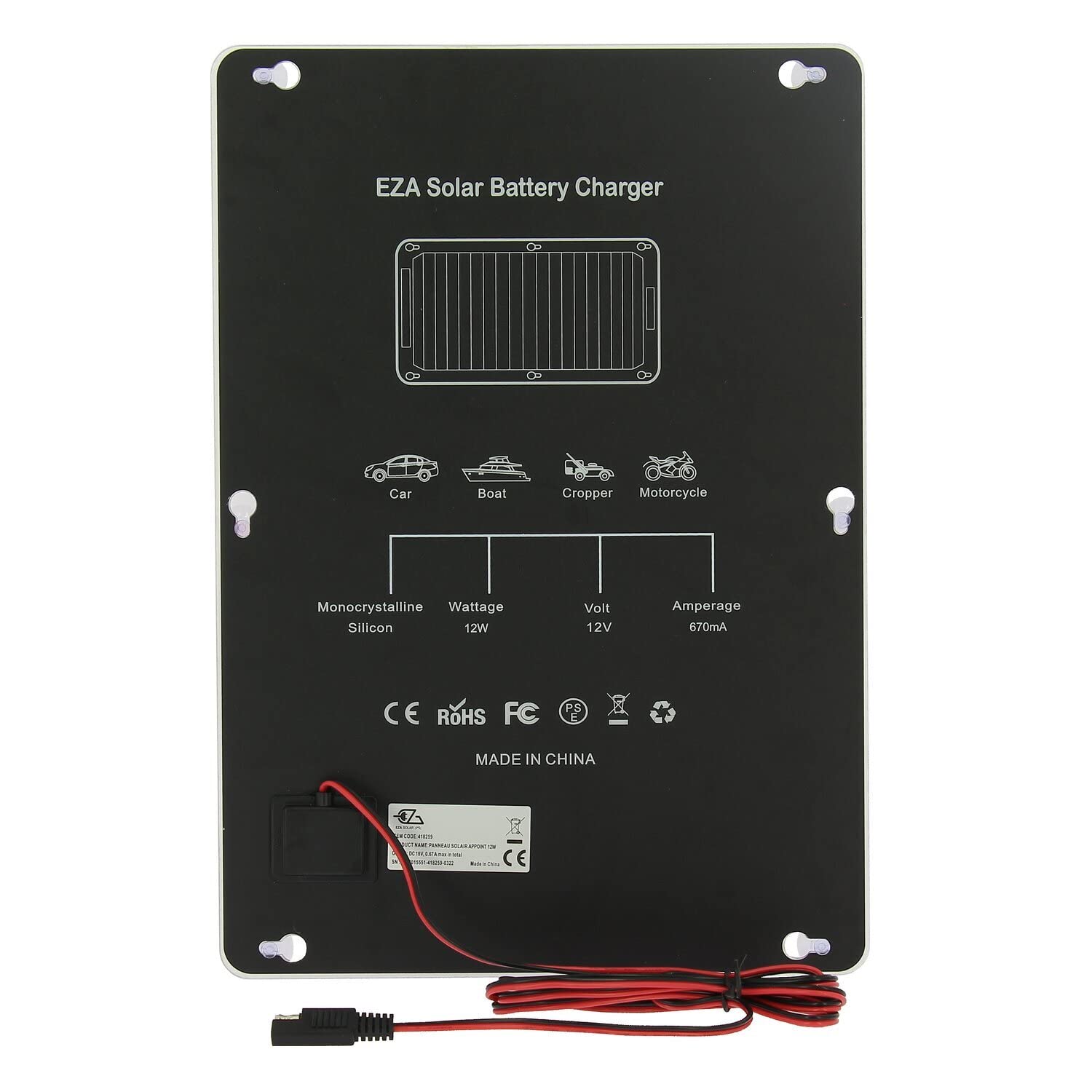Eza Panneau Solaire APPOINT 12W