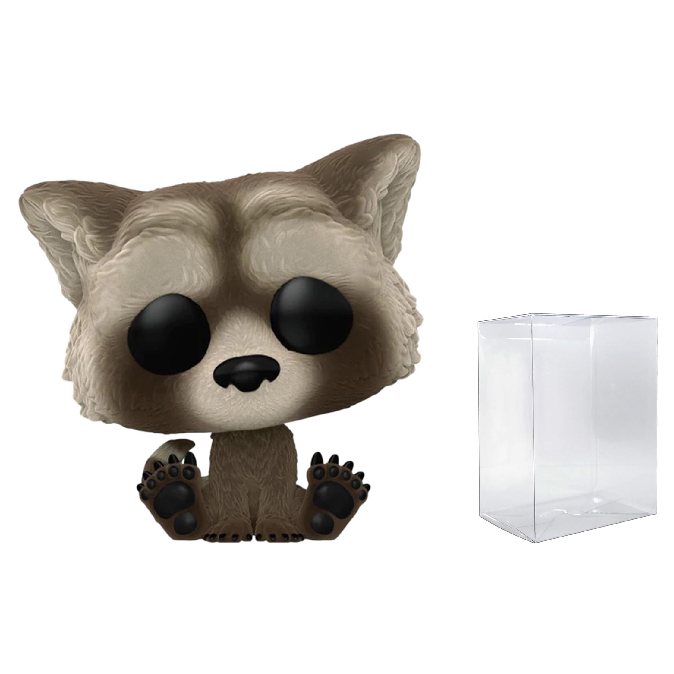 Funko Pop! Marvel: Guardian Of The Galaxy Volume 3 - Baby Rocket, Exclusivce Multicolor Flocked Collectible Vinyl Figure #1208-image