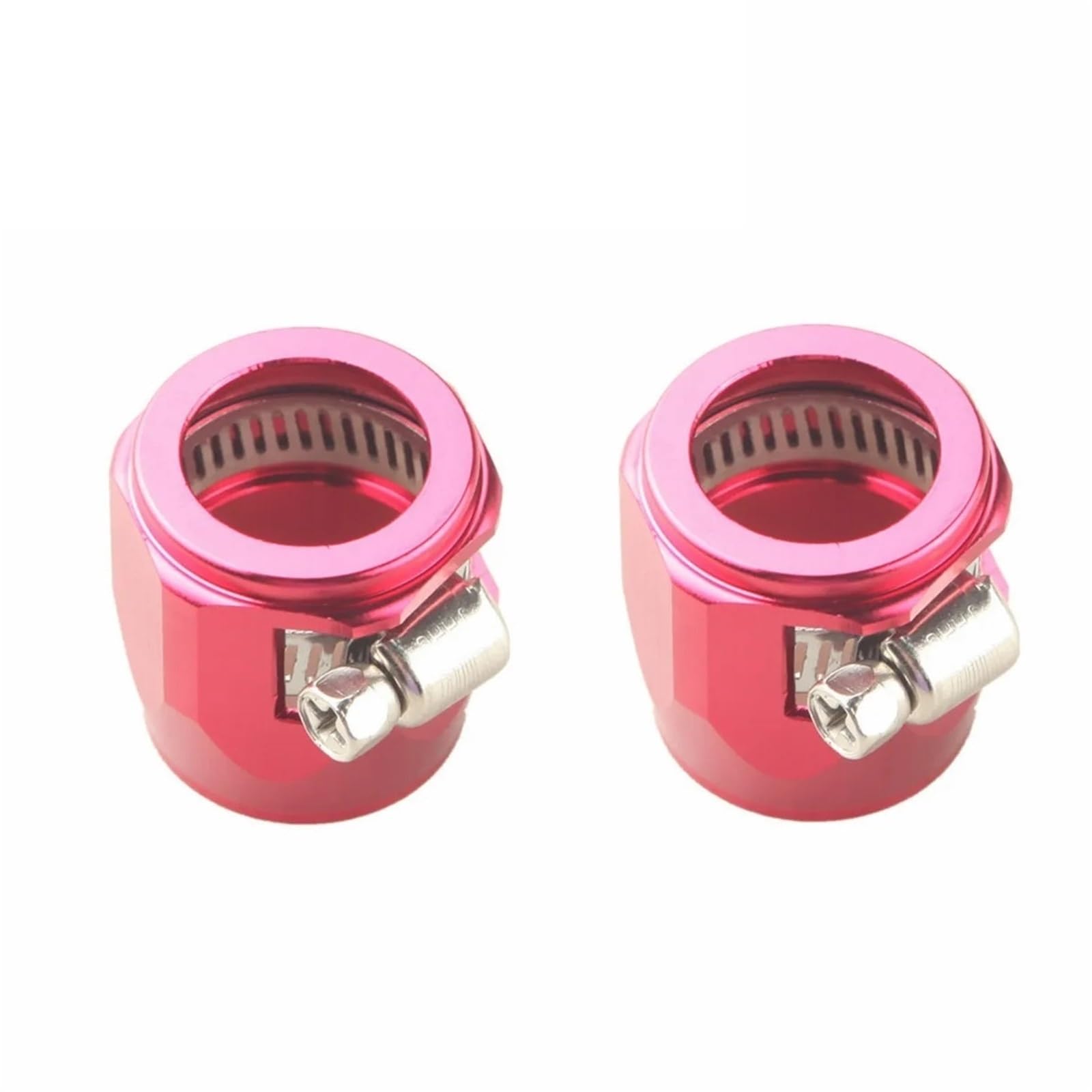 Dsfihjo Color 2 An4 Hose Finisher Flexible Pipe Clamp 2Pcs Hose Clamp An4 Fuel Pipe Clip Oil Water Tube Fittings Finisher Clamps Hex Finishers(Color 2 An4)