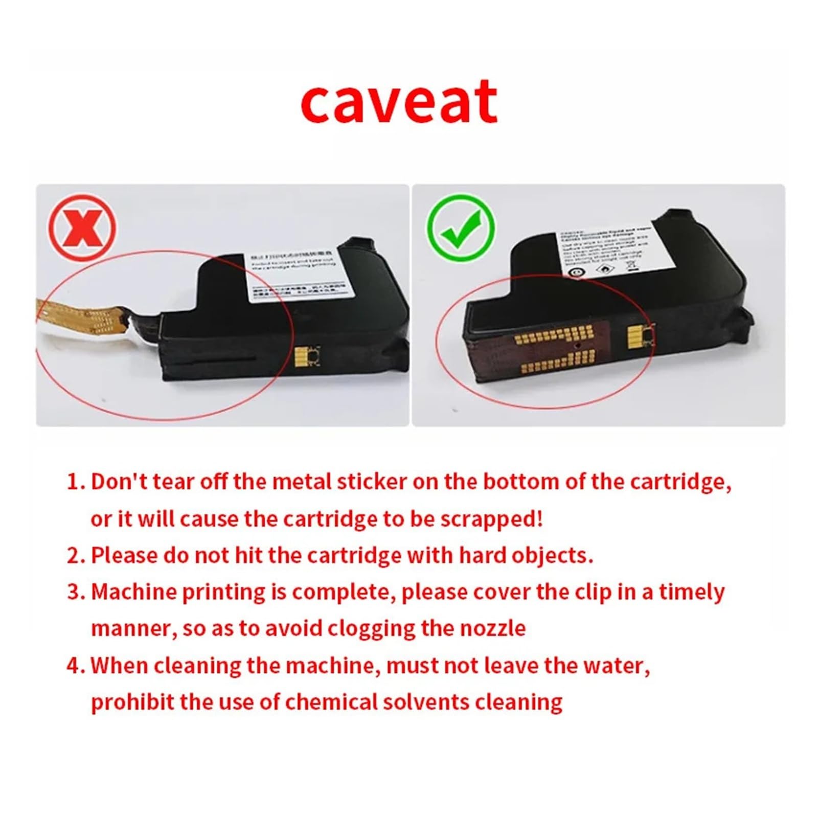 1 cartuccia d'inchiostro compatibile JS12 JS12M 600 DPI 12,7 mm for stampante a getto d'inchiostro portatile, cartuccia d'inchiostro eco solvente ad asciugatura rapida Su Cartone, Legno(Black)