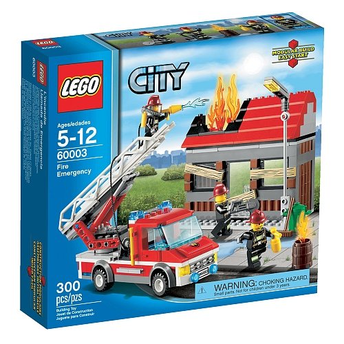 LEGO City 60003 City Fire Emergency 300 tlg.