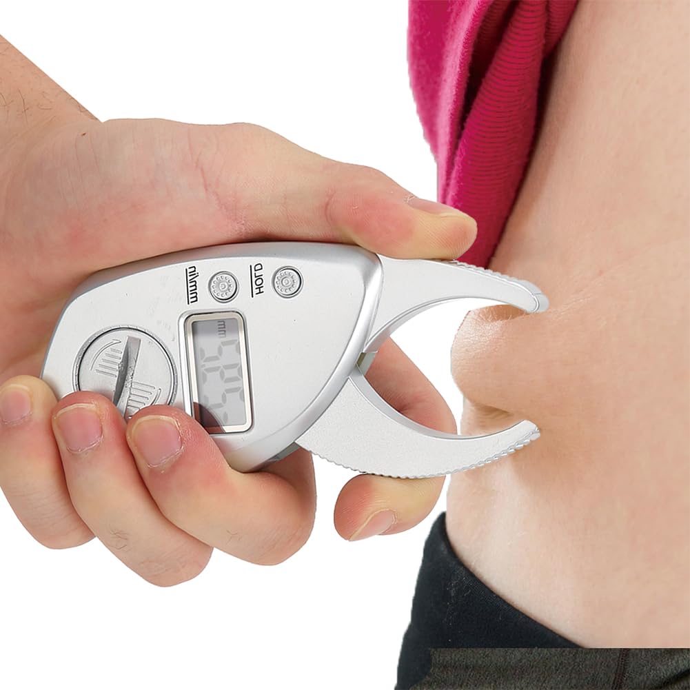 Mesure Précise de la Graisse Corporelle avec Étrier Numérique Électronique, Analyseur de Graisse Corporelle Efficace pour la Peau