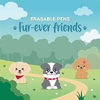 LEGAMI Fur-ever Friends törölhető zselés toll szett – 3 db, 0,7 mm, fekete, kék, piros, hőérzékeny tintával 2