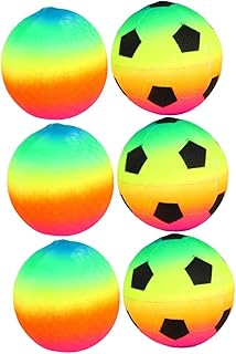 BESPORTBLE 6 Pcs Football Kids playset Kids Soccer Ball Toy for Kids Kid Soccer Ball Inflatable Toy Inflatable Soccer Ball Toy PVC Soccer Balls Inflatable Soccer Balls The Ball Toy Ball Child