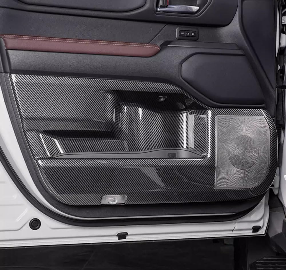 Car Accessories Fit for Toyota Land Cruiser Prado LC250 2024 2025 ABS Interior Car Door Anti Kick Cover Trim 4PCS Set