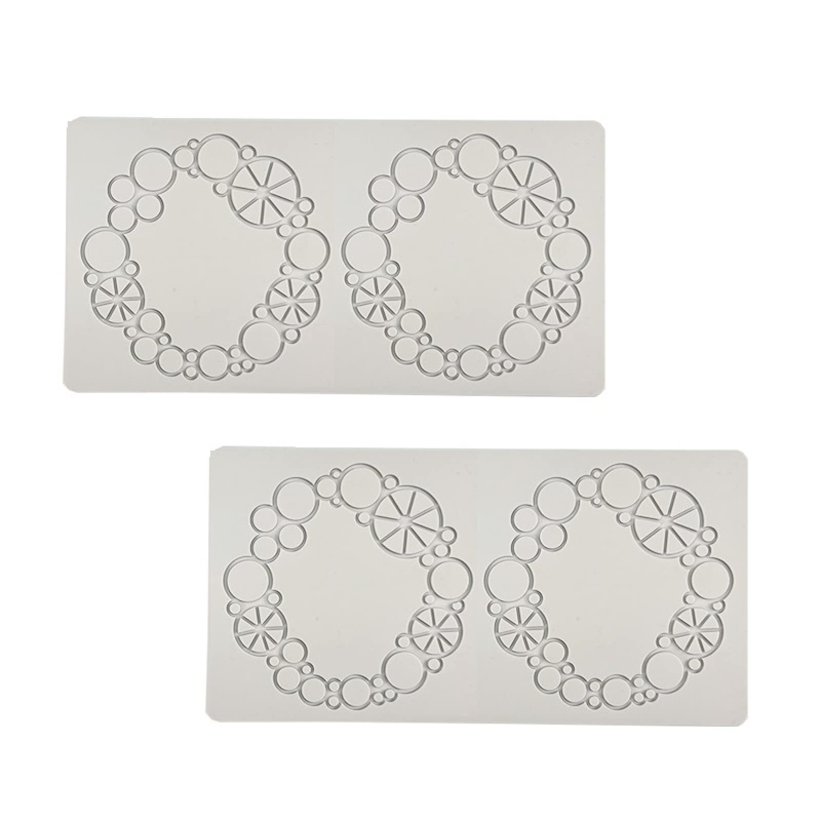 Moule à gâteau en silicone feuille relief pour un démoulage parfait de vos décors en dentelle